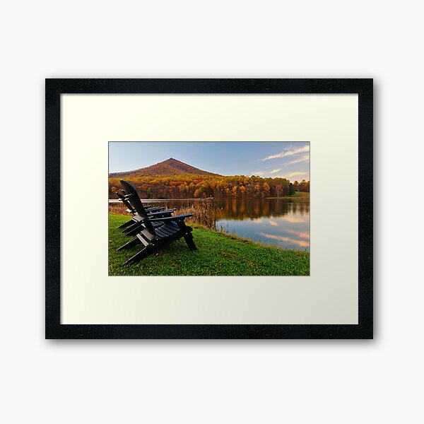 Item preview, Autumn Lakeside Serenity - Peaks of Otter designed and sold by Nicolas Raymond.