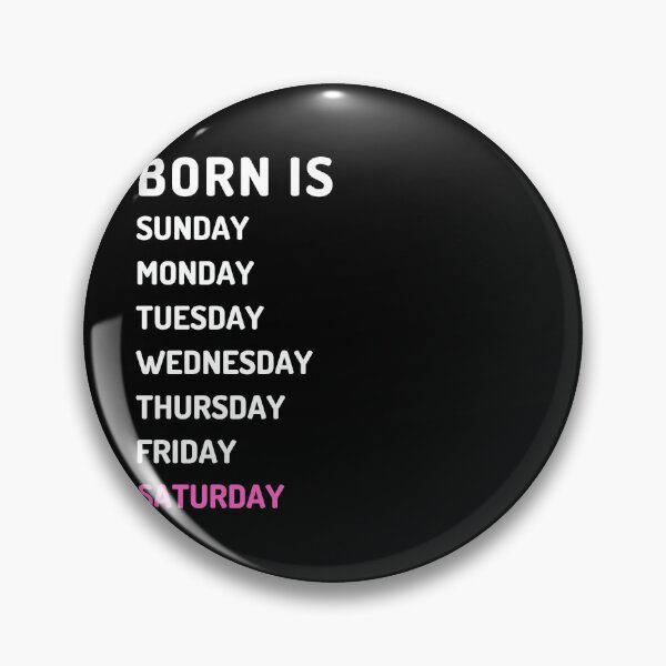 Item preview, Born is saturday white designed and sold by Micapox.
