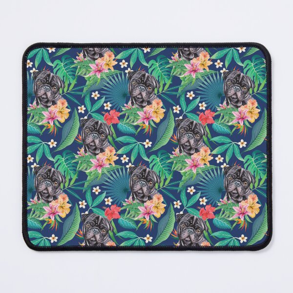 Artikelvorschau, Tropical Black Pug 1 entworfen und verkauft von lulupetart.