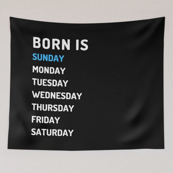 Item preview, born is sunday white designed and sold by Micapox.