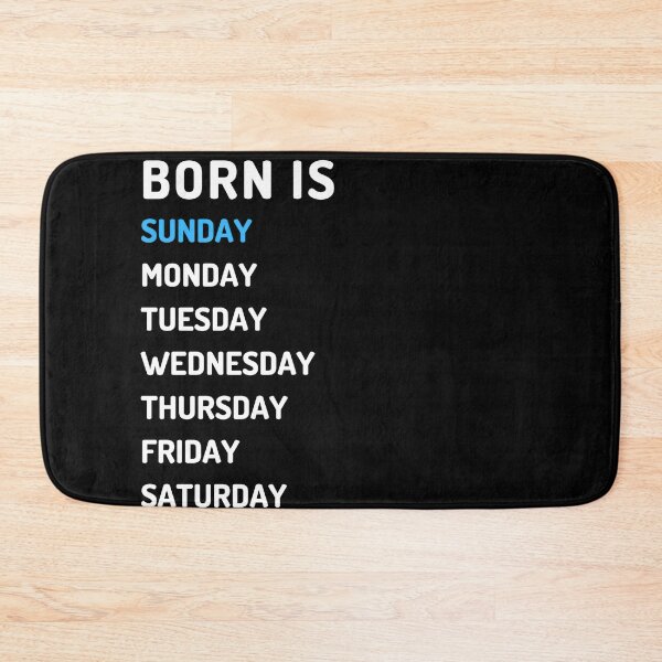 Item preview, born is sunday white designed and sold by Micapox.