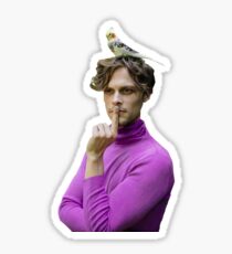 Matthew Gray Gubler Bird Sticker