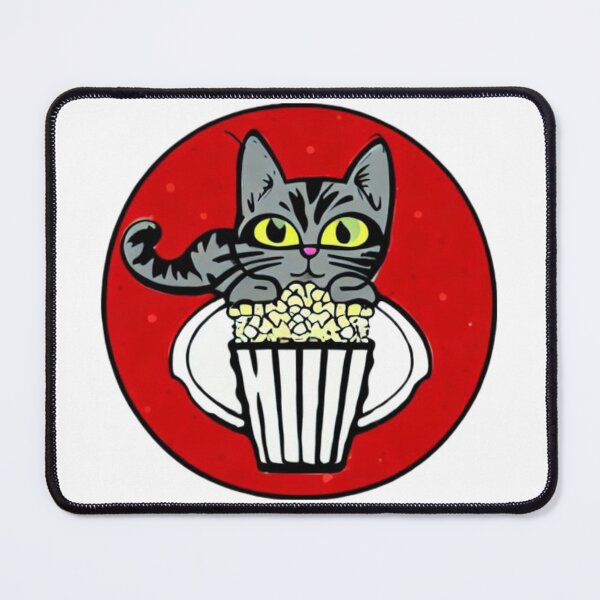 Aperçu de l'œuvre Chat mangeant du pop-corn 02 créée et vendue par CheeseBlueprint.