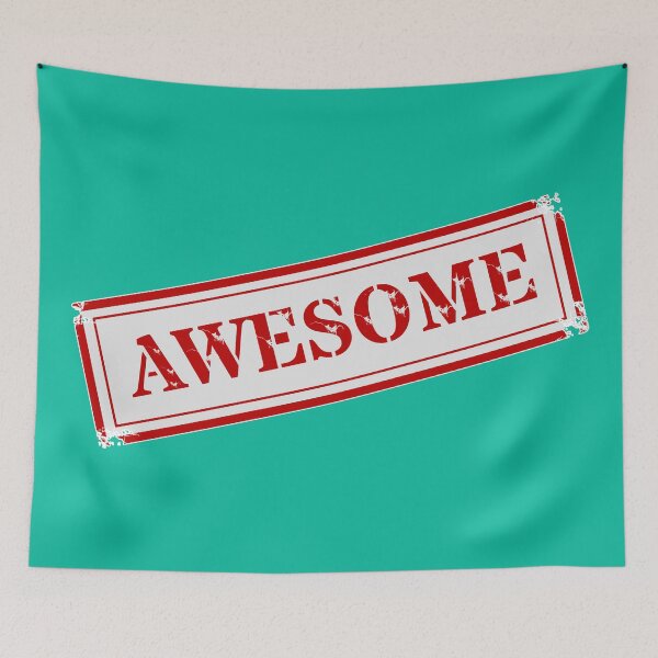 Item preview, Awesome since forever - Label Design designed and sold by Fun Funky Designs.
