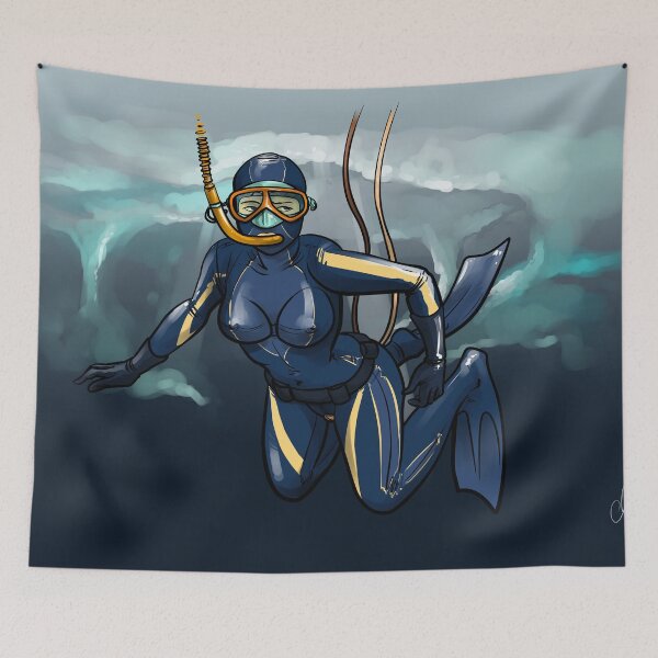 Item preview, sexy diver designed and sold by elena-darkberry.