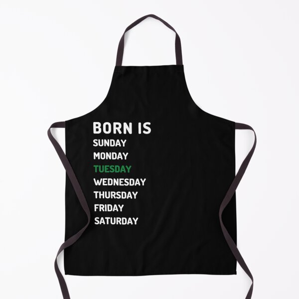 Item preview, born is tuesday white designed and sold by Micapox.