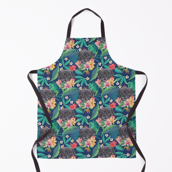 Aperçu de l'œuvre Tropical Black Pug 3 créée et vendue par lulupetart.