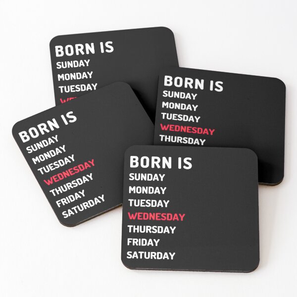 Item preview, Born is wednesday white designed and sold by Micapox.