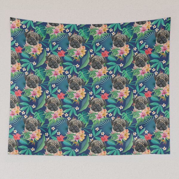 Item preview, Tropical Pug 4 designed and sold by lulupetart.