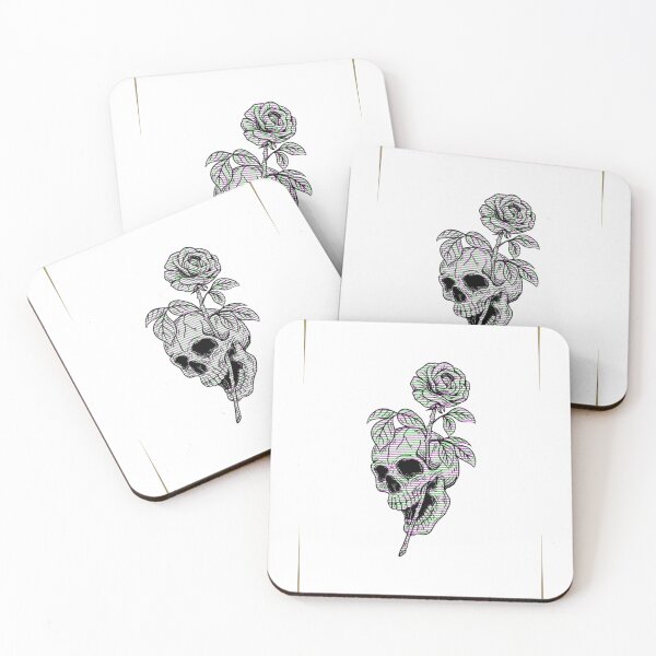 Item preview, Rose skull designed and sold by Nikolay Penkov.