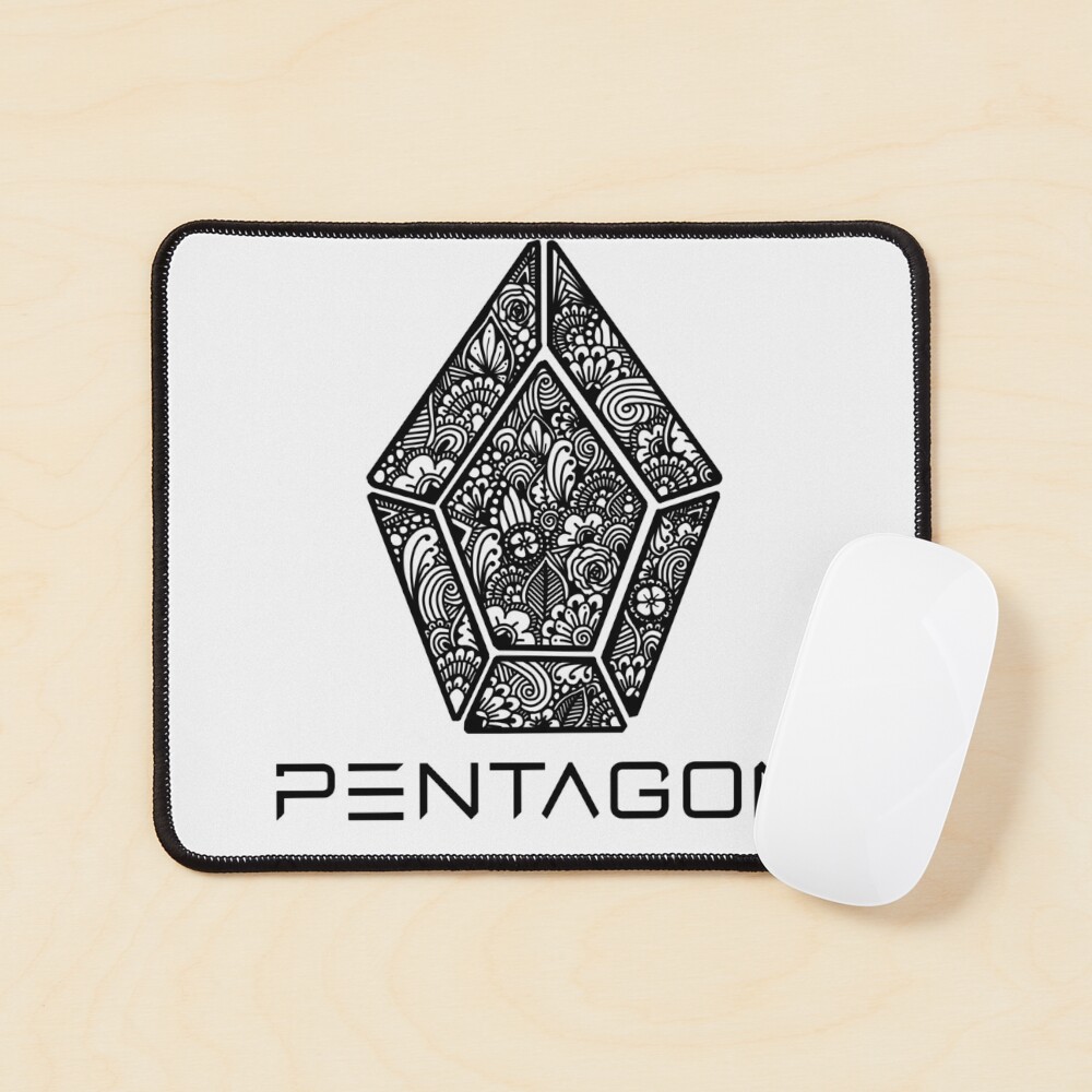 PENTAGONポスター Pentagon Zentangle Logo