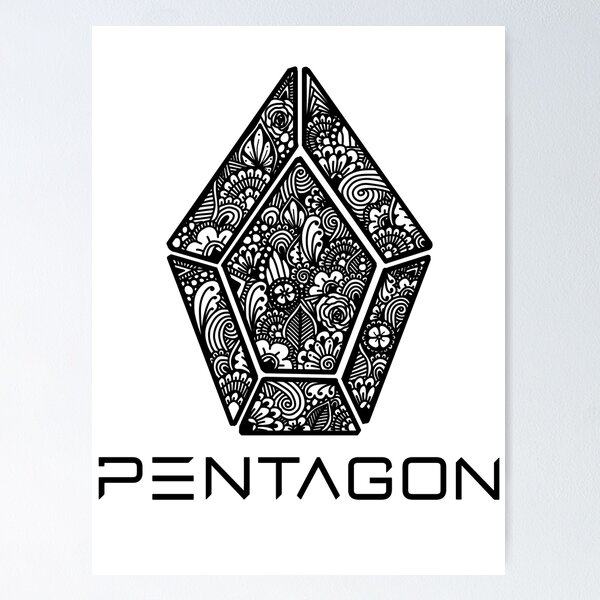 Pentagon Zentangle Logo