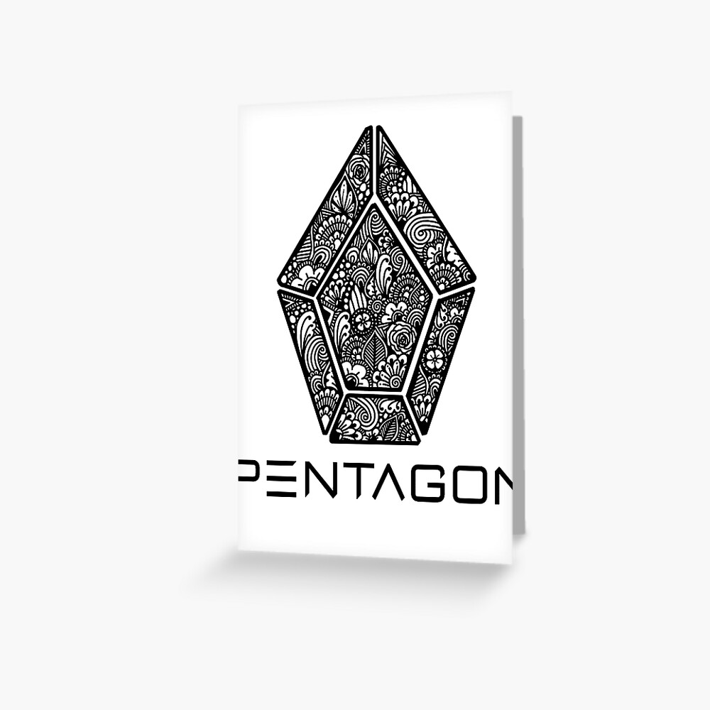 Pentagon Logo With Triangle Op Art Striped Figure Pentagon Lines Eps 10  Stock Illustration - Download Image Now - iStock