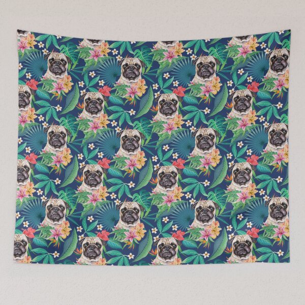 Item preview, Tropical Pug 5 designed and sold by lulupetart.