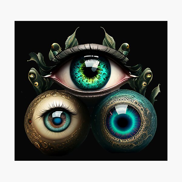 Louis Vuitton Hand Painted Evil Eye Artwork