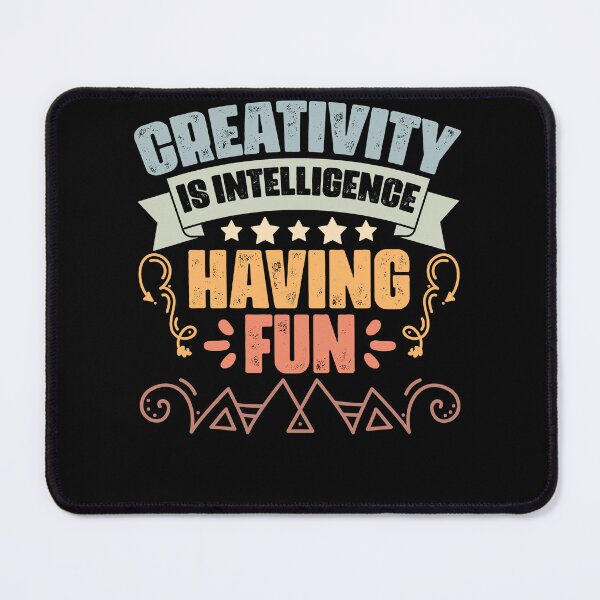 Item preview, Retro Creativity Is Intelligence Having Fun Creative Artists designed and sold by Nessshirts.