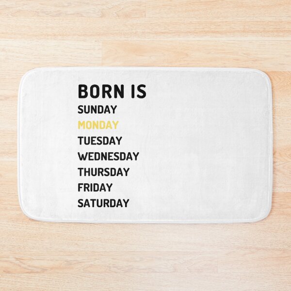 Item preview, Born is monday dark designed and sold by Micapox.