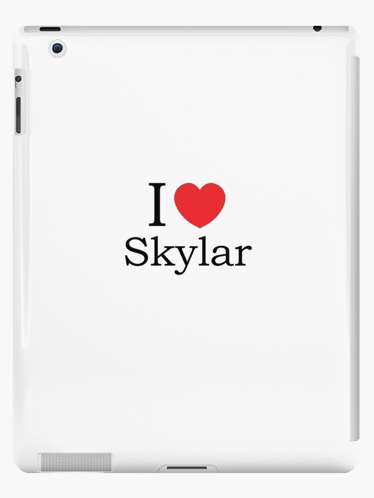 I Love Skylar - With Simple Love Heart Sticker for Sale by theredteacup