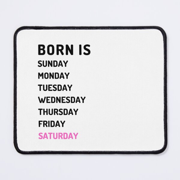 Item preview, Born is saturday dark designed and sold by Micapox.