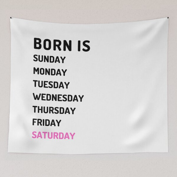 Item preview, Born is saturday dark designed and sold by Micapox.