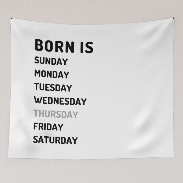 Item preview, Born is thursday dark designed and sold by Micapox.