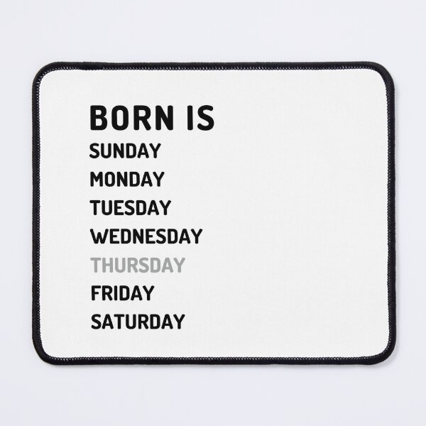Item preview, Born is thursday dark designed and sold by Micapox.
