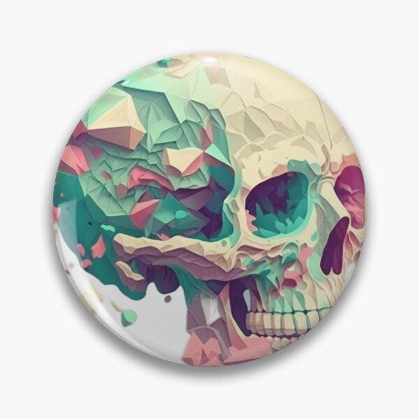 Item preview, 3D Abstract Skull Retro Design designed and sold by GriffinStd.