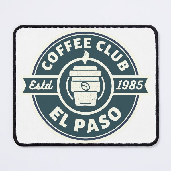 Item preview, Coffee Club El Paso Established in 1985 Retro 80s Style Design designed and sold by RetroDesignsNW.