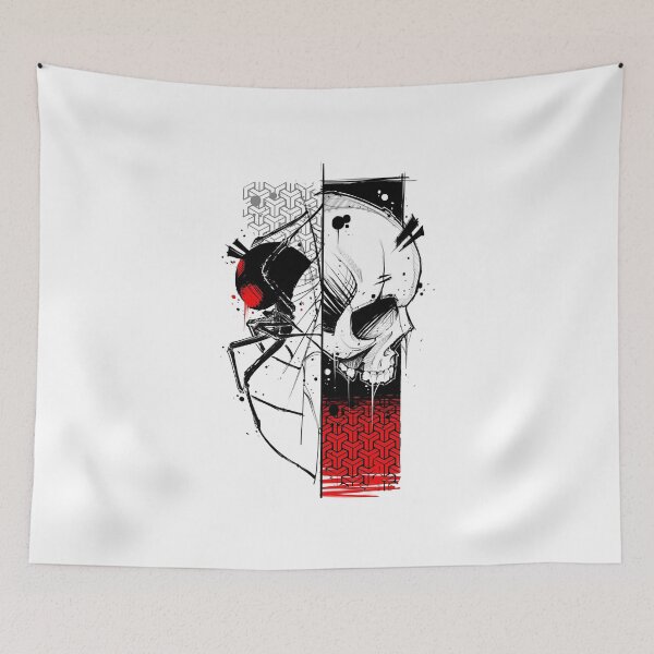 Item preview, Cyberpunk Skull Spider Urban Goth Style  designed and sold by aphmaumagie.