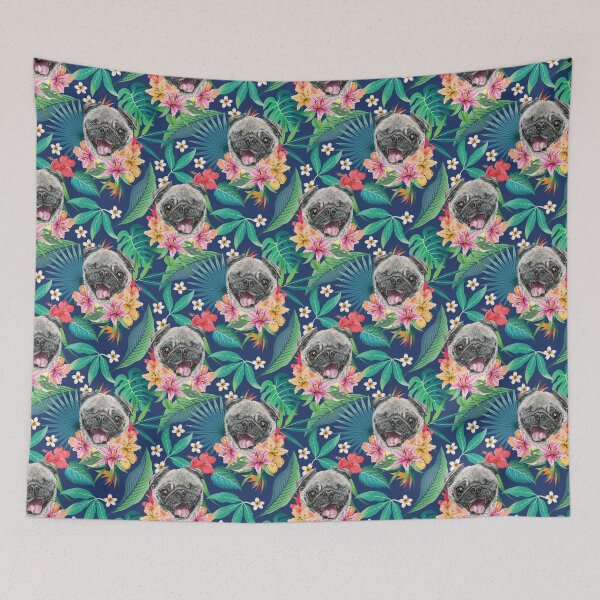 Item preview, Tropical Pug 10 designed and sold by lulupetart.
