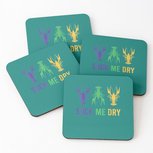 Item preview, Mardi Gras Outfit Funny Suck Me Dry Crawfish Carnival Party T-Shirt designed and sold by zedbubblez.