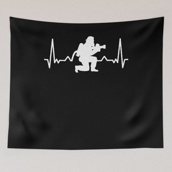 Item preview, Awesome Firefighting Cardio Firefighter Heartbeat A Fireman designed and sold by Nessshirts.