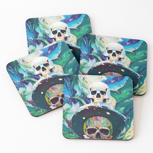 Item preview, Psychedelic Skull #29 designed and sold by mrbribe.
