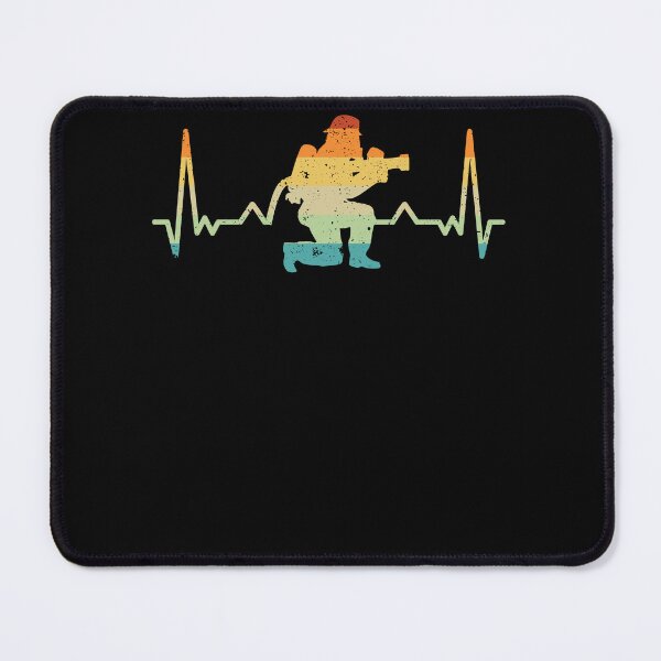 Item preview, Retro Firefighting Fire Hose A Firefighter Heartbeat Fireman designed and sold by Nessshirts.