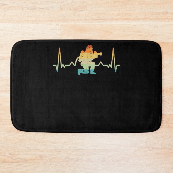 Item preview, Retro Firefighting Fire Hose A Firefighter Heartbeat Fireman designed and sold by Nessshirts.