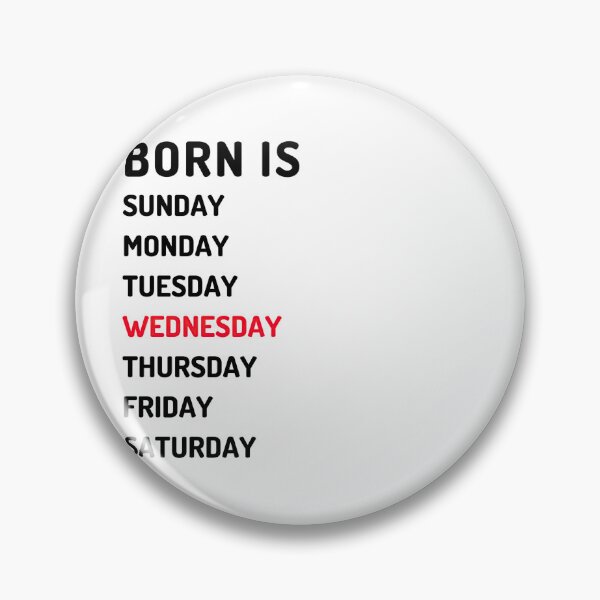 Item preview, Born is wednesday dark designed and sold by Micapox.