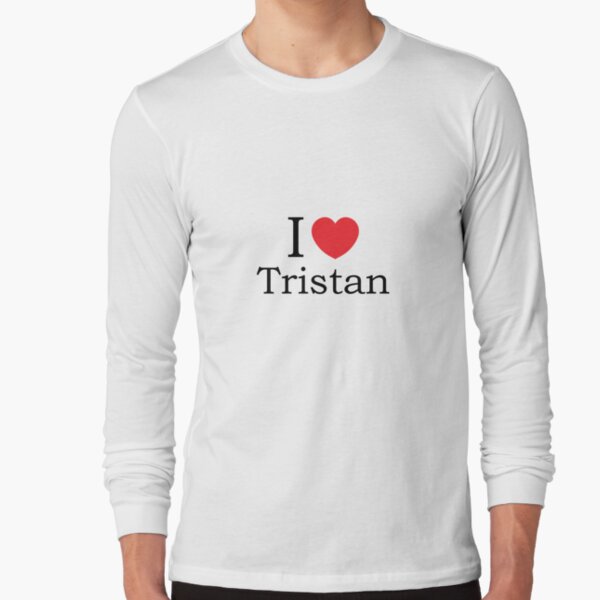 I Love Tristan With Simple Love Heart T Shirt By Theredteacup Redbubble 0709