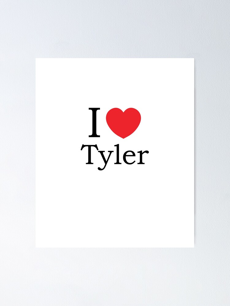 I Love Skylar - With Simple Love Heart Poster for Sale by theredteacup