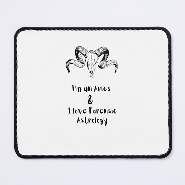 Item preview, I'm an Aries and I love forensic astrology designed and sold by The Astrology Shop.