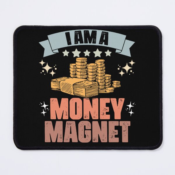 Item preview, Retro I Am A Money Magnet Manifest Wealth Positive Thinking designed and sold by Nessshirts.