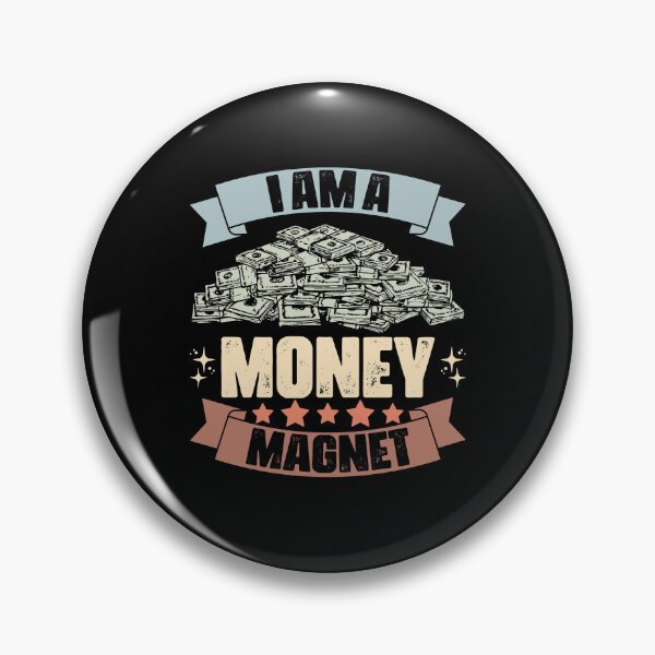Item preview, Retro I Am A Money Magnet A Positive Thinker Manifest Wealth designed and sold by Nessshirts.