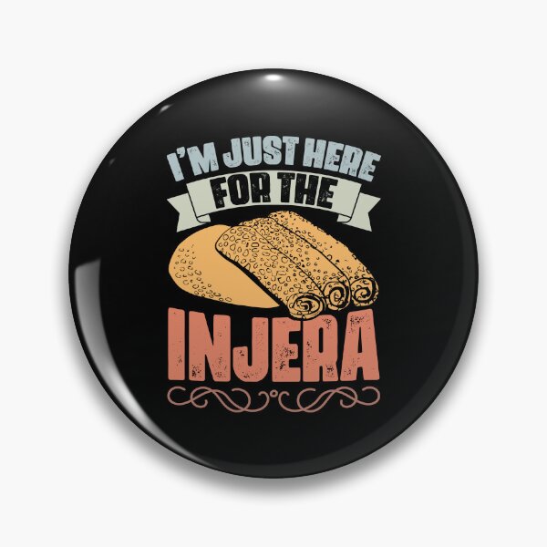 Item preview, Retro I'm Just Here For The Injera For Ethiopian Food Lovers designed and sold by Nessshirts.