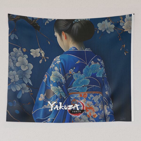 Item preview, Yakuza Ishin Geshia in blue Kimono, like a Dragon. designed and sold by The-Dark-Art.