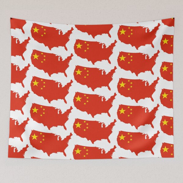 Item preview, US Chinese Flag designed and sold by Brettagher.