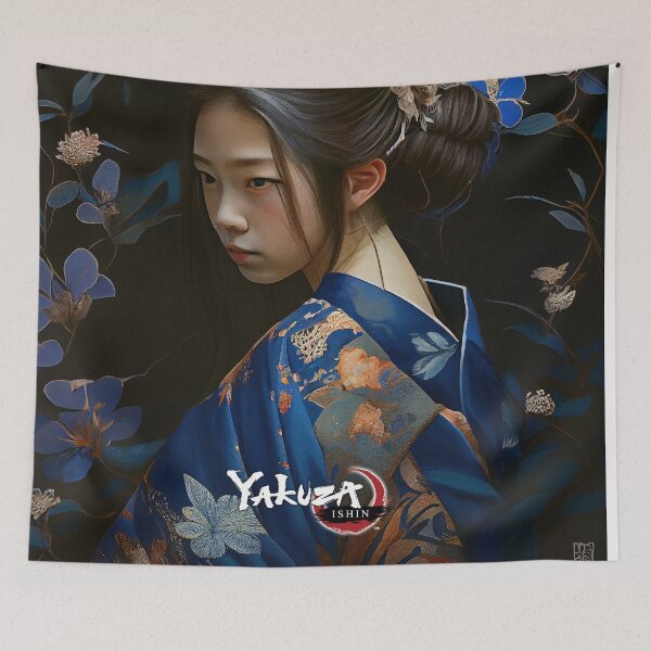Item preview, Yakuza Ishin Geshia in blue Kimono, like a Dragon. designed and sold by The-Dark-Art.