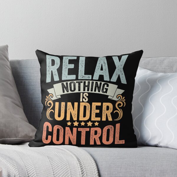 Item preview, Retro Nothing Is Under Control For Sarcastic Yoga Enthusiast designed and sold by Nessshirts.