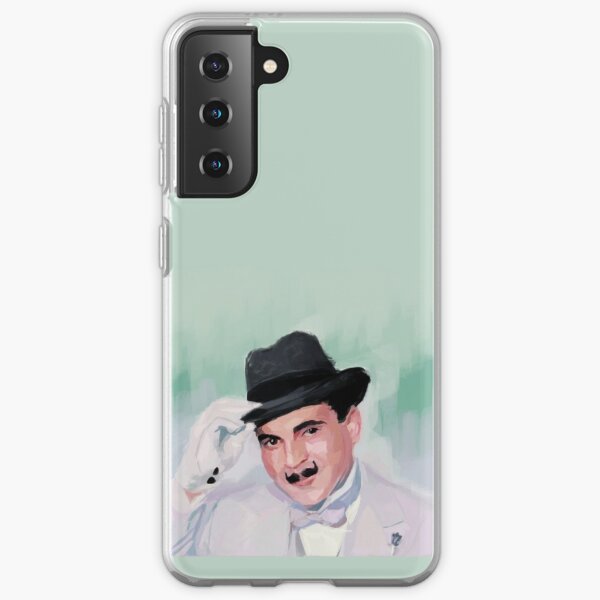 Hercule Poirot tips his hat to you Samsung Galaxy Soft Case