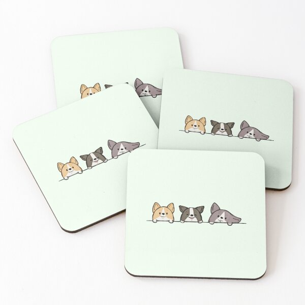 Item preview, Three corgis designed and sold by haakondesign.