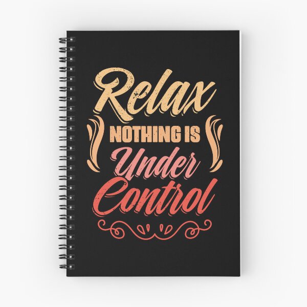 Item preview, Retro Meditation Yoga Sarcasm Relax Nothing Is Under Control designed and sold by Nessshirts.