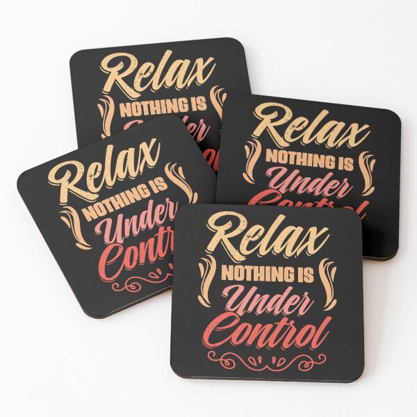 Item preview, Retro Meditation Yoga Sarcasm Relax Nothing Is Under Control designed and sold by Nessshirts.